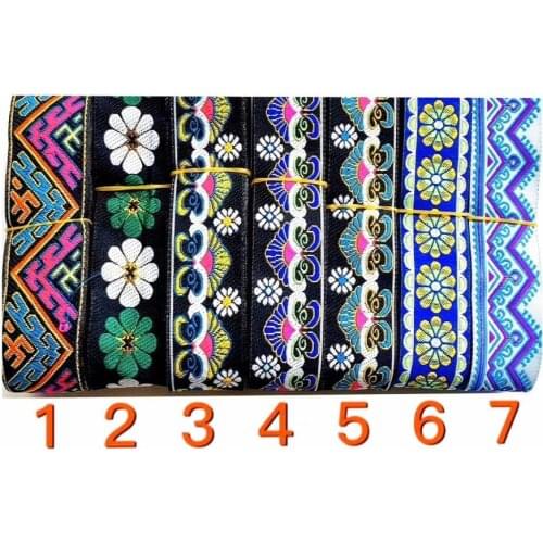 3.3cm nation style fashion jacquard ribbon,XERY200323J
