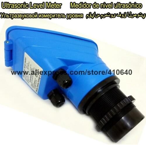 4 to 20mA Output Integrated Ultrasonic Level Meter 0-20M Range DC24V Power Supply Non-contact Level Measurement Device