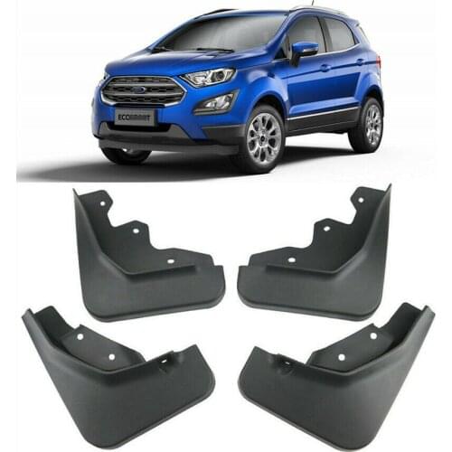 4pcs Molded Car Mudflaps Front Rear Mudguards For Ford Ecosport 2018 2019 Mud flap Splash Guards Car fender Flares Front Rear