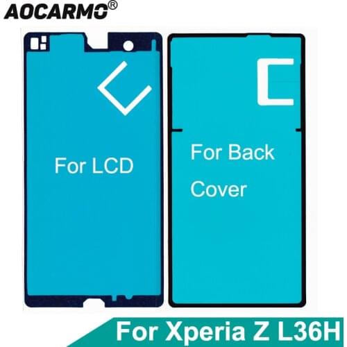 Dower Me Front Frame LCD Back Battery Cover Waterproof Adhesive Full Set Sticker Glue For Sony Xperia Z L36H LT36 C6602 C6603