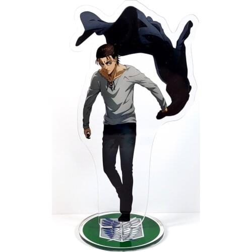 Attack on Titan Shingeki no Kyojin Eren Jaeger The final season acrylic stand figure model plate holder cake topper anime