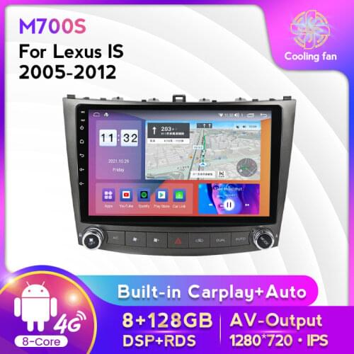 Android 10 4G LTE Car GPS Navigation Autoradio For Lexus IS250 200 300 350 2006-2012 Multimedia video stereo IPS DSP