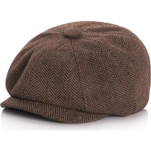 Children Beret Cap Casual Autumn Winter Solid Color Toddler Baby Hat Formal Octagonal Newsboy Party Gentleman Caps For Boy Girl