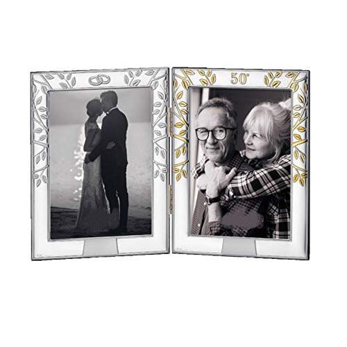 Docolastra flat setting double photographs for golden wedding anniversary