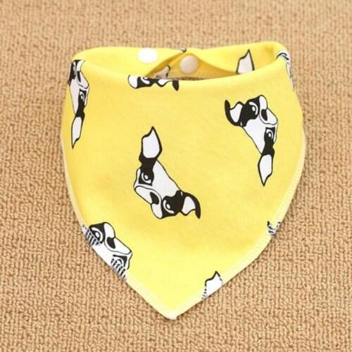 Dog Scarf Bandanas Cotton Plaid Washable White Rabbit Bear Dog Headband Bow Tie Suitable For Large Dog Accessories