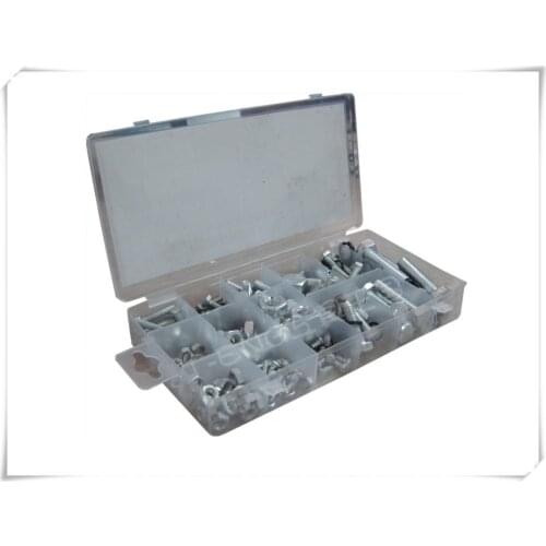 240 Pieces Hexagon Bolt & Nuts Washers Set