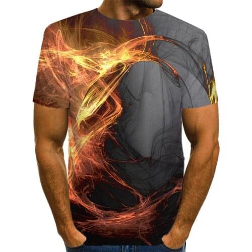 Trendy Summer Color Pattern Fashion 3D Printed T Shirt Men And Women Fashion T Shirt Round Neck Short Sleeve Sports Casual T Shi