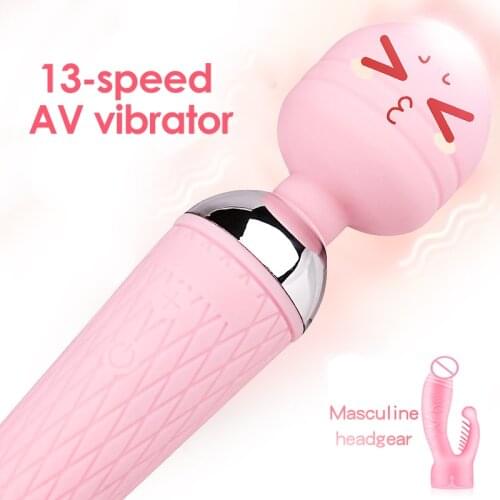Powerful Clitoral Dildo Vibrator Erotic Sex Toys for Women 13 Speed Vibrating Magic Wand G Spot Massager Female Masturbator