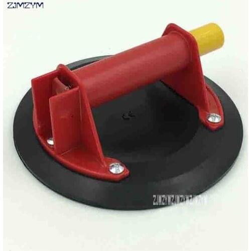 New Arrival Hand Pump Glass Single Claw Sucker Red ABS Plastic Handle Sucker 206mm Diameter Used For Suction Flat Glass