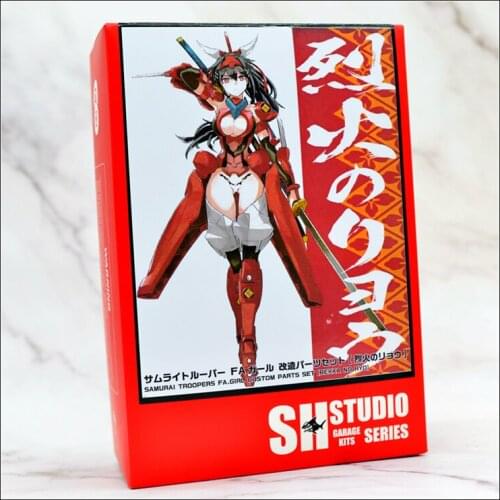 SH Studio Samurai troopers ( Rekka No Ryo ) custom parts for 1/12 scale FAG mobile suit girl