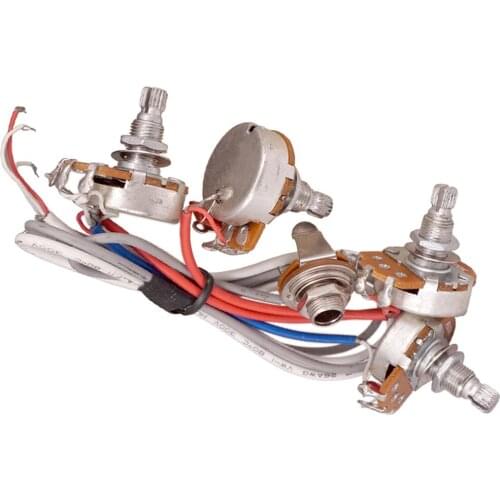 Replacement Guitar Circuit Wiring Kit W/ Socket For Electric Guitar