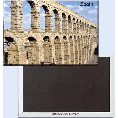 Tourist Refrigerator Magnets 78*54mm,Aqueduct-Of-Segovia-Spain Souvenir Fridge Magnets 20718
