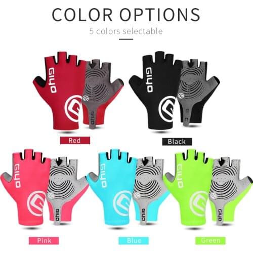 Cycling Gloves Man Women Half Finger Gloves Gel Sports Racing Bicycle Mittens Road Bike Gloves MTB Cycling Gloves Gym Gloves