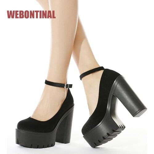 Замшевые туфли-лодочки WEBONTINAL China At AliExpress