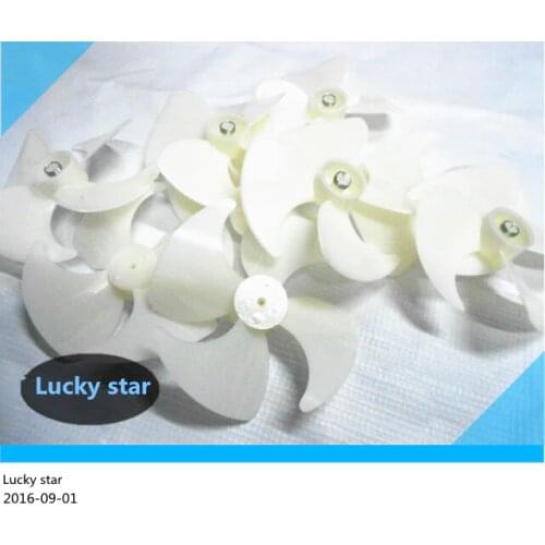 10pcs/lot 100% new for High-quality for Refrigerator cooling motor fan Plastic air blade 10CM = 10MM