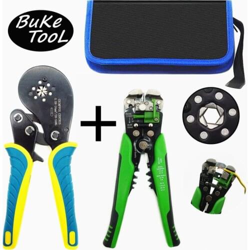 1200PCS Tubular TerminalS Crimping Tools With 0.08-16²MM AWG 5-28 Mini Pliers Precision Electrical Clamps Set Wire Stripper Tool