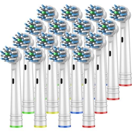 16pcs Oral B Toothbrush Replacement Head Oral B Toothbrush Dental Hygiene Health Victory EB50-P