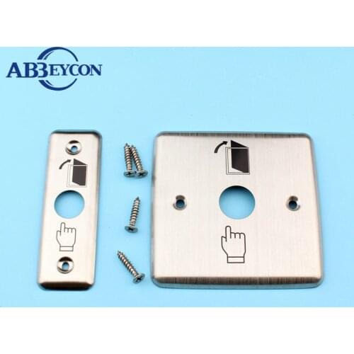 19115 Yueqing abbeycon high quality door exit nameplate( for 19mm push button switch)/ door plate