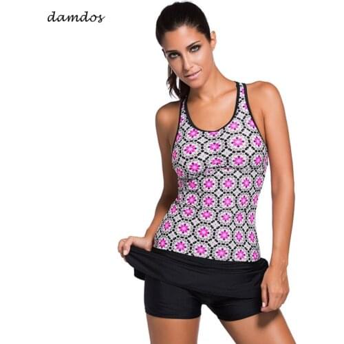 Bikini 2019 Swimwear Women Tankini Two Piece Suit Plus Size Swimsuit for Women Biquini Beach Dress Wetsuit Women Summer Clothes