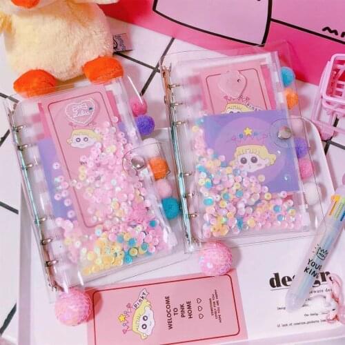 Loose-leaf detachable small fresh notepad A6 A7 coil notebook hand account plan this student stationery notebookdiary notepad