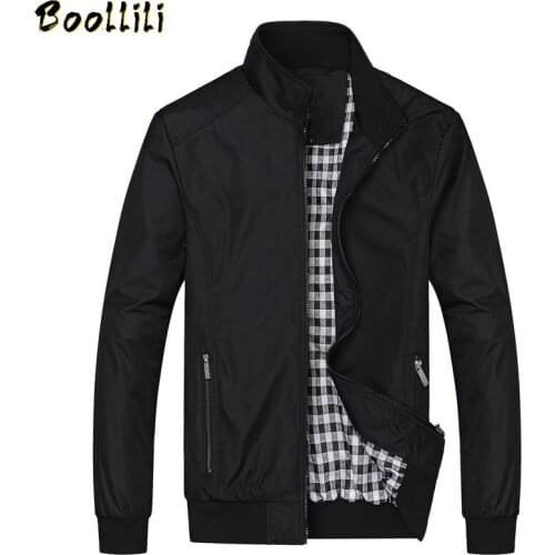 Boollili Mens Spring Autumn Jackets Chaquetas Hombre 2020 Blue Casual Mens Jackets And Coats Outwear College Jacket Men