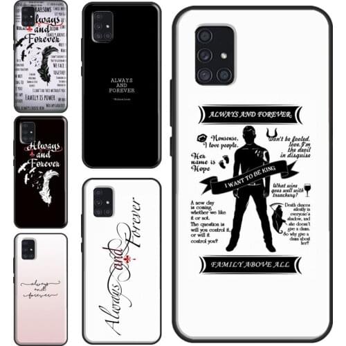 Always and Forever The Vampire Diaries Case For Samsung A21S A20e A11 A31 A41 A51 A71 A10 A20S A30S A40 A50 A70 A12 A32 A52 A72