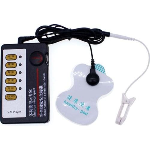 Electric E-stim Electro Shock Masturbation Clit Nipple Body Stimulator Conduction Pads Adult Sex Toys For Men Woman