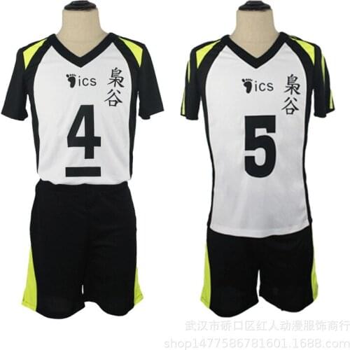 Haikyuu Akaashi Keiji Bokuto Koutarou Volleyball Uniform halloween party Cosplay Fukurodani Academy Jersey Volleyball Team