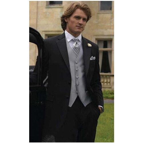 Best Selling Custom Made Popular Black Men Suits, Tailor Made Coat, Bespoke Men Wedding Suits, Slim Fit Groom Tuxedos For Men