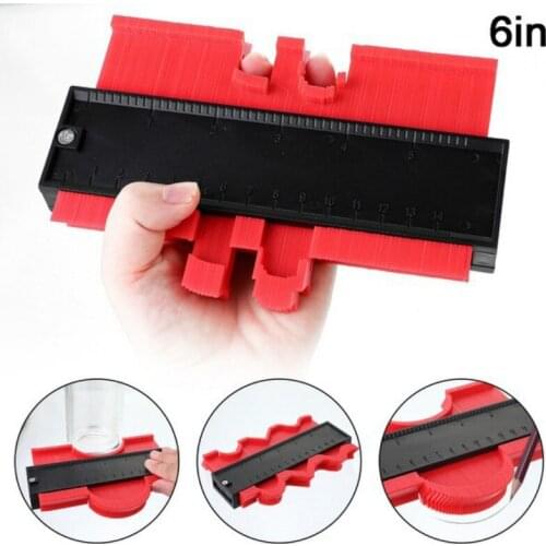 Profile Gauge 5in/6in/10in Profile Measuring Tools Household Tool Contour Gauge Plastic Profile Standard Wood Marking Tool