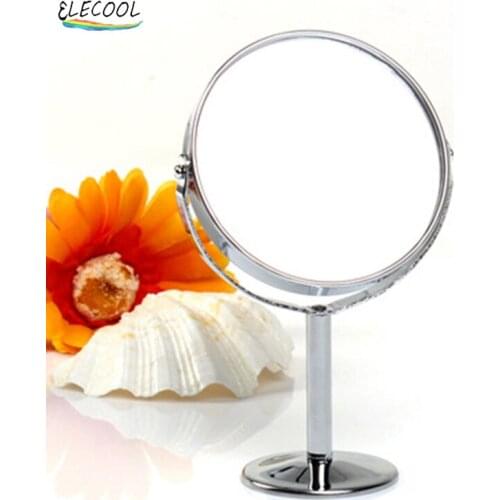 ELECOOL Makeup Vanity Mirror Magnifying Mirror Beauty Cosmetic Mirror Magnification Stand Magnifier Grossissant Face Mirror 2021