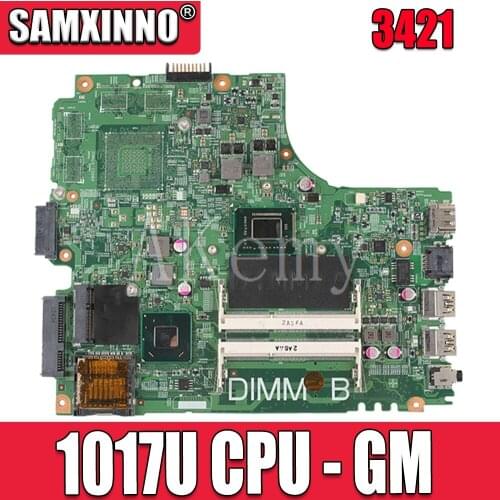 Laptop motherboard For DELL inspiron 2421 3421 5421 CN-0PTNPF 0PTNPF 12204-1 DNE40-CR PWB:5J8Y4 1017U CPU