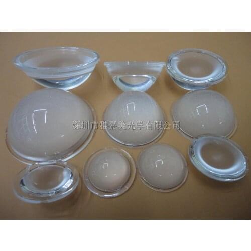 PMMA Meniscus lens Diameter 30mm 45mm 60mm Frosting concave convex lenses,High power LED lens