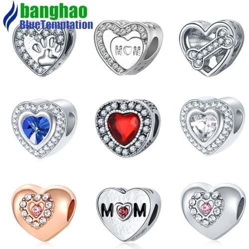 Wholesale DIY charms bijoux jewelry making supplies findings clasps natural stone Accessories for bracelets heart beads B29