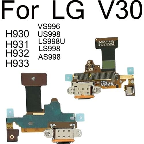Original For LG V30 H930 H931 H932 H933 VS996 US998 USB Charging Port Flex Cable