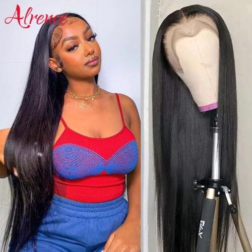Bone Straight Human Hair Wig Transparent Lace Frontal Wigs Brazilian Hair Wig Straight 13x6 Lace Front Human Hair Wigs For Women