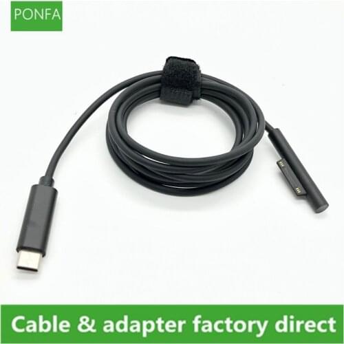PD to Microsoft Surface Tablet adapter for pro3 pro4 pro5 pro6 Book 1 2 RT RT2 Por 1 2 charging adapter TYPE-C USBC