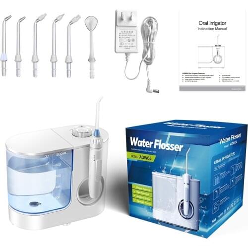 Portable Oral Irrigator 1000ML Water Tank Dental Countertop Water Flosser Jet Dental Teeth Cleaner