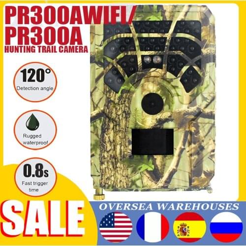 PR300AWIFI Hunting Wildlife Trail Camera 5MP 1080P Infrared Hunting Game With Night Vision Wireless Surveillance Tracking Camera