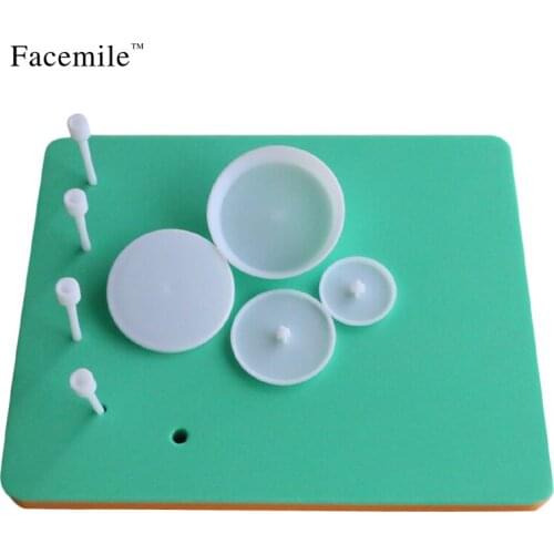 Sugarcraft Flower Modelling Fondant Cake Foam Pad Sponge Gum Paste Decorating+ Nail Set Cake Molds For Kitchen Baking Tool