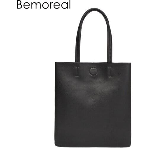 Bemoreal Totes for women shopping bag girl High quality Split Leather handbag Casual Shoulder Bag tote bags leather