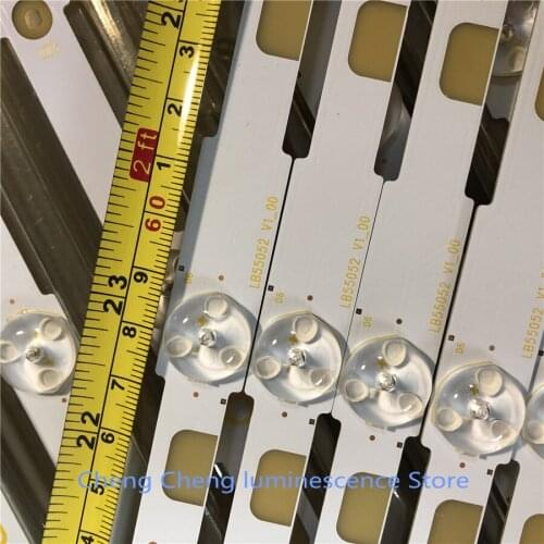14Pieces/lot LED Backlight strip 12 lamp For 55"TV LB55037 55PUH6400/88 55PUK6400/12 TPT550J1-QVN03.U 55PUX6400 LB55053