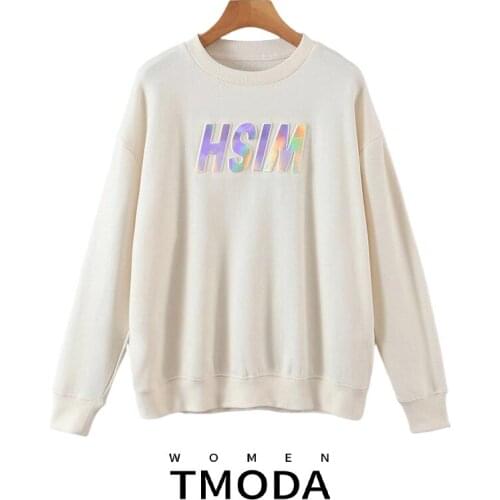T MODA Women's Sweatshirts With Inscriptions