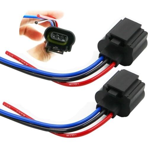 YSY 50pcs hot sale 9008 H13 socket Adapter H13 bulb holder,H13 car connector, female Wire Harness connector
