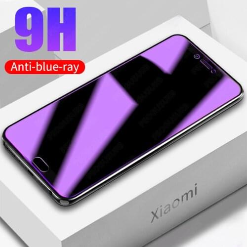 Anti blue Full Tempered Glass For Xiaomi Redmi Note 9 Pro Screen Protector For Xiomi Redmi Note 8 9s Mi 9T A3 9 Lite Poco M2