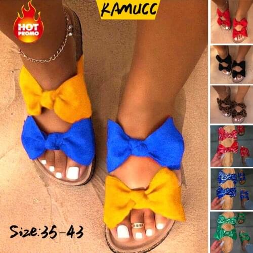 Womens Sandals Platform Retro Shoes Woman 2021 Fashion Female Shoes Summer Bow Sandals Shoes Women Flip Flop Chaussures Femme