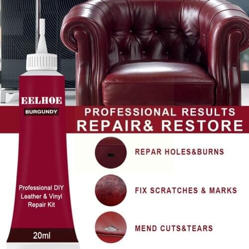 20ml Car Care Kit Liquid Leather Skin Refurbish Repair For Car Seat Holes Coats Scratch Restoration Cracks Sofa Auto Tool B S9Y0