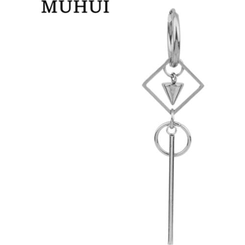 1pc Kpop Titanium Steel TVXQ Earrings For Women Kim Jae Joong Same Style Square Men Jewelry EH-567