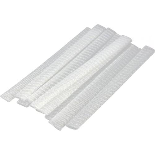 20 PCS Cosmetic Make Up Brushes Guards Mesh Protectors Cover Sheath Net White