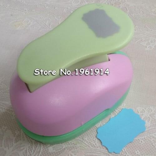 3.5cm DIY Paper Printing Card Cutter Scrapbook Shaper Large-scale Embossing device Hole Punch Kids Handmade Craft gift YH16